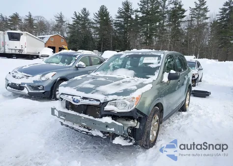 2014 Subaru Forester 2.5I z USA, uszkodzony, nr VIN JF2SJAAC6EH489731